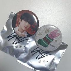 Stray Kids - Straykids XMAS POPUP 直筆サイン入り缶バッジ　アイエン StrayKids スキズ アイエン ポップアップ 缶バッジ - メルカリ
