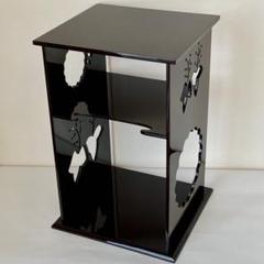大内棚 溜塗　淡々斎好写　牧野治久　ボール箱入　茶道具　棚物　飾り棚　漆芸 大内棚 溜塗 淡々斎好写 牧野治久 ボール箱入 茶道具 棚物