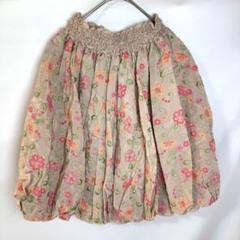 〖新品未使用〗TOCCA 刺繍スカート フレア 花柄 サイズ４(11号) 公式通販サイトセール 新品未使用〗TOCCA 刺繍スカート フレア