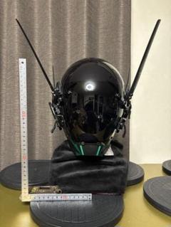 サイバーパンク アンテナ付きヘルメット マスク ディスプレイ台座付属 サイバーパンク アンテナ付きヘルメット マスク ディスプレイ