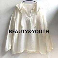 【新品未使用】タグ付　BEAUTY&YOUTH シアーアノラックチュニック