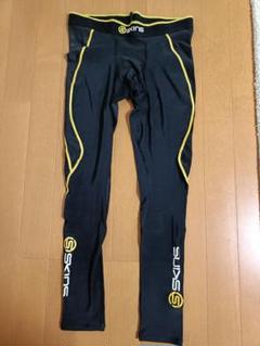超美品 SKINS(スキンズ)A200 サーマル ロングタイツ レディース L (W70cm)防寒 スパッツ ブラック 裏起毛 スポーツ アウトドア 株)デサント 超美品 SKINS(スキンズ)A200 サーマル ロングタイツ レディース