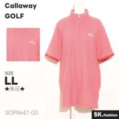 ★美品★ Callaway GOLF トップス　カットソー　半袖　スタンドカラー
