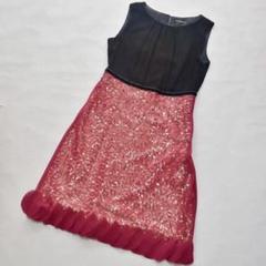 【美品】ヴィヴィアンタム 半袖ワンピース 花柄 1 花柄　レッド 美品】ヴィヴィアンタム 半袖ワンピース 花柄 1 花柄 レッド