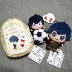 ブルーロック サンリオ ちびぐるみ ぬいぐるみキャリーポーチ