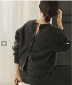 PlageFur Back Open プルオーバーニットファープラージュ今期完売 PlageFur Back Open プルオーバーニットファープラージュ今期完売