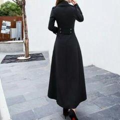 超ロング スリム トレンチコート M-XXXL