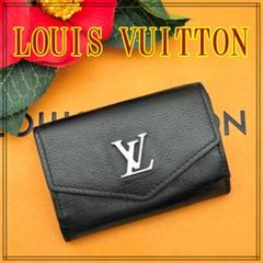 【値下げ】ルイヴィトン　ポルトフォイユ・ロックミニ（黒） LOUIS VUITTON ルイヴィトン 三つ折り財布 ポルトフォイユ