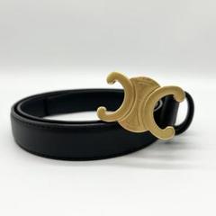 CELINE セリーヌ トリオンフ 85サイズ ベルト ブラック 黒 CELINE セリーヌ トリオンフ 85サイズ ベルト ブラック 黒