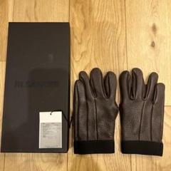 ぽんず‼️JIL SANDER メンズ羊革手袋 H97 モロ+ネロ 80 ぽんず様専用‼️JIL SANDER メンズ羊革手袋 H97 モロ+ネロ 80