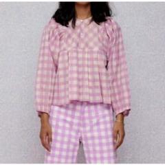 【新品未使用】エスゼットブロックプリント　EVA TOP IN VIOLET　M SZ BLOCKPRINTS / EVA TOP IN VIOLET - メルカリ