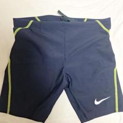 Nike スイムショーツ ネイビー/ライムグリーン