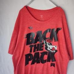 【adidas WolfpackAlmanac TシャツXLこなれ感】古着