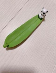 お香 スティックホルダー 竹の葉とパンダ 灰受けトレイ 瞑想 ヨガ