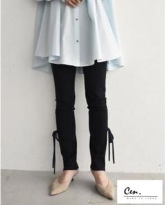 cen.made in Japan/ リボンポンチレギンスパンツ