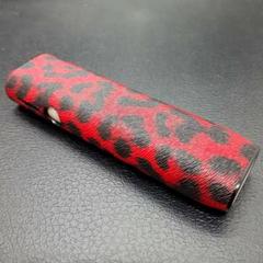 ●アイコス イルマ i ワン ケース iqos iluma one用 豹 赤K