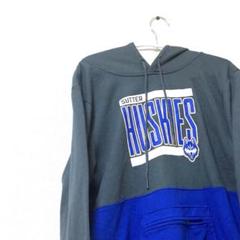 HUSKIES NORTH&ACRUX グレー　メンズ　プルオーバーパーカー
