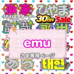 emu様専用 うちわ文字オーダー 団扇屋さん 連結 ハングル 限定