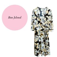 【ブージュルード】Bou Jeloud♡花柄プリント♡ワンピース♡脇リボン【F】