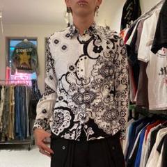 CUSTOM CULTURE 平成ネオお兄系 y2k サイケデリック 総柄シャツのサムネイル