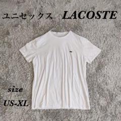 LACOSTE ラコステ (US-XL) 半袖Tシャツ クルーネック シンプル