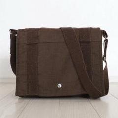 HERMES エルメス エールライン バサスPM キャンバス ショルダー バッグ