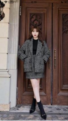 ジャケット・アウター Her lip to Hemingway Check Tweed Jacket Her lip to Hemingway Check Tweed Jacket - メルカリ