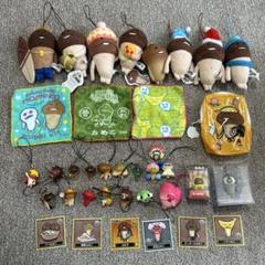 なめこ　ストラップ　ぬいぐるみ　タオル　シール　　　　　　バッチセット なめこ ストラップ ぬいぐるみ タオル シール バッチセット