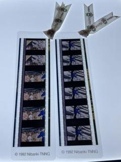 三鷹の森ジブリ美術館 フィルムブックマーカー　紅の豚　2枚セット　34 三鷹の森ジブリ美術館 フィルムブックマーカー 3枚セット 紅の豚 34