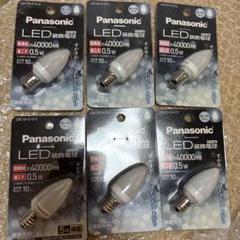 パナソニック　Panasonic LED 装飾電球　E12口金 6セット