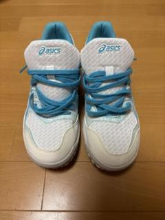 ASICS GEL-ROCKET 室内用 館内用 シューズ ホワイト/ブルー