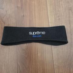supreme シュプリーム　ヘアバンド　ブラック　初期　正規品 Supreme 'Fleece Headband'フリース ヘッドバンド ヘアバンド 黒