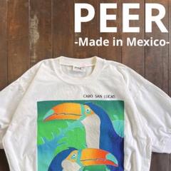 希少！！【PEER ピアー】ヴィンテージトゥーカンアートTシャツ メキシコ