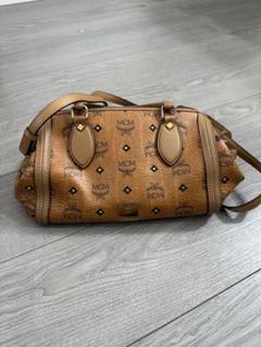 【正規品美品】MCM ロゴプリント ハンドバッグ