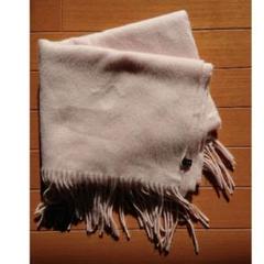 美品　トゥモローランド　カシミヤ100% ストール　マフラー　ベビーピンク カシミヤ100% マフラー チェック柄 ラインピンク – INTERMODE KAWABE