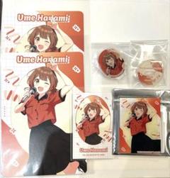 学園アイドルマスター　ラウンドワン　花海佑芽　アクリルカード　イラストカード