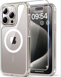 TAURI 5in1 iPhone15Proケース クリスタルクリア