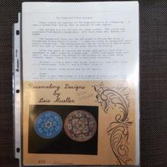 北欧ノルウェー ローズマリング 図案集「Rosemaling 1＋2」型紙付 北欧ノルウェー ローズマリング 図案集「Rosemaling 1＋2」型紙付