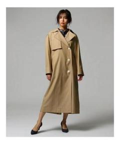 美品　アンタイトル　FAbRICA TESSUTI クラシカルトレンチコート 美品 アンタイトル FAbRICA TESSUTI クラシカルトレンチコート