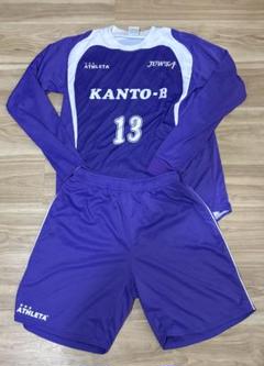 ATHLETA 女子大学サッカー 関東B選抜 支給品ユニフォーム上下