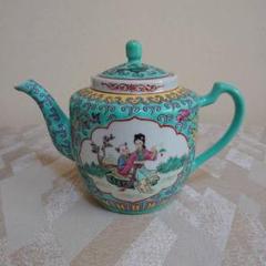 景徳鎮　色絵急須（箱付き） 中国景徳鎮 急須 - メルカリ