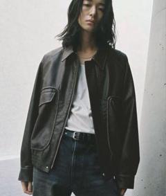WYM レザージャケット S WYM LIDNM（ウィム バイ リドム）の「FAKE LEATHER WIDE BLOUSON