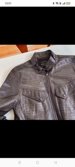 美品 NICOLE ニコル 羊革 シングルライダース ジャケットレザー