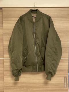 90s フライトジャケット　MA-1 ベージュ　ミリタリージャケット　古着　短丈 joker MA-1 ジャケット メンズ 中綿 ブルゾン 米軍 オーバー