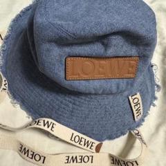 LOEWE フィッシャーマン　フレイドハット　バケットハット 57 デニムブルー
