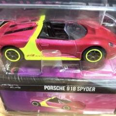 ポルシェ 918 SPYDER ピンクスリップス　ミニカー