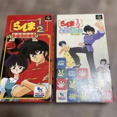 らんま1/2 2点セット　赤猫団的秘宝 奥義　邪暗拳　スーパーファミコン らんま1/2 2点セット 赤猫団的秘宝 奥義 邪暗拳