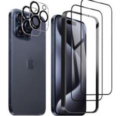 DZHFU iPhone15Promax 強化ガラスフィルム 6.7インチ