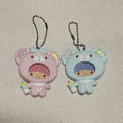 キキララ　マスコットアクセ　ヒツジ　2011年製 LittleTwinStars/リトルツインスターズ・キキララ・ぬいぐるみ
