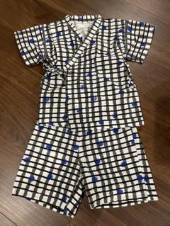 子供服 夏服 男の子 b.ROOM 甚平 サイズ100 チェック柄